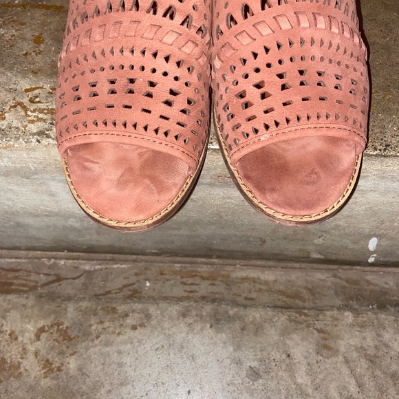 Vince Camuto leather wedge slide sandal - Picture 7 of 8